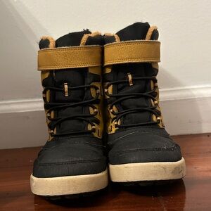Merrell Black and Tan Kids Boots